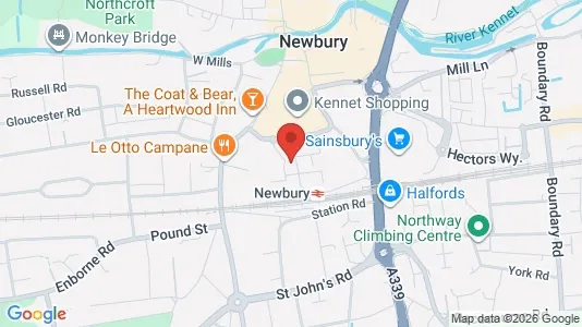 Apartments for rent i Newbury - Berkshire - kort over placeringen