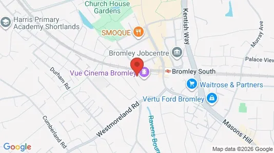 Apartments for rent i Bromley - Kent - kort over placeringen