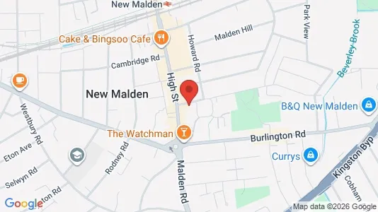 Apartments for rent i New Malden - Surrey - kort over placeringen