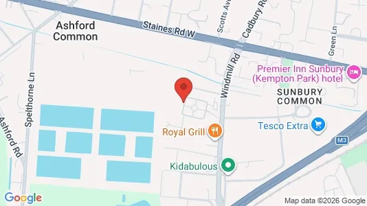 Apartments for rent i Sunbury-on-Thames - Middlesex - kort over placeringen