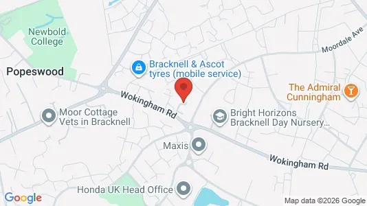 Apartments for rent i Bracknell - Berkshire - kort over placeringen