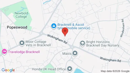 Apartments for rent i Bracknell - Berkshire - kort over placeringen