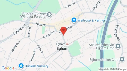 Apartments for rent i Egham - Surrey - kort over placeringen