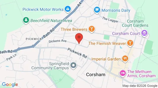 Apartments for rent i Corsham - Wiltshire - kort over placeringen