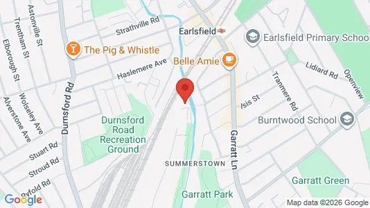 Apartments for rent i London SW18 - kort over placeringen