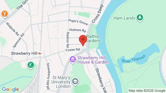 Apartments for rent i Twickenham - Middlesex - kort over placeringen
