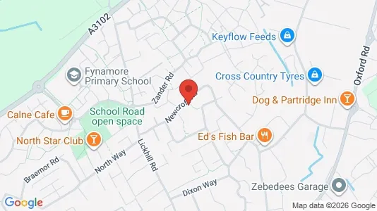 Apartments for rent i Calne - Wiltshire - kort over placeringen