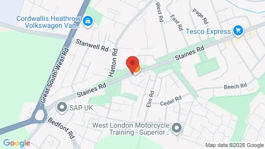 Apartments for rent i Feltham - Middlesex - kort over placeringen