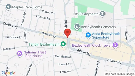Apartments for rent i Bexleyheath - Kent - kort over placeringen