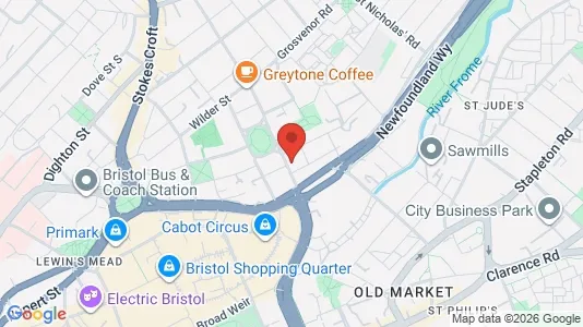 Apartments for rent i Bristol - Avon - kort over placeringen