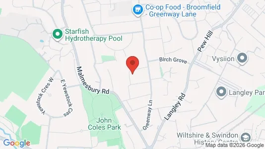 Apartments for rent i Chippenham - Wiltshire - kort over placeringen