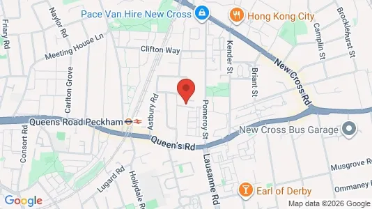 Apartments for rent i London SE15 - kort over placeringen