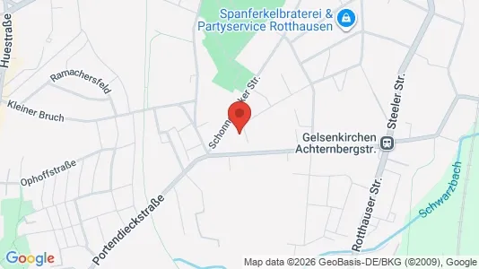 Apartments for rent i Gelsenkirchen - kort over placeringen