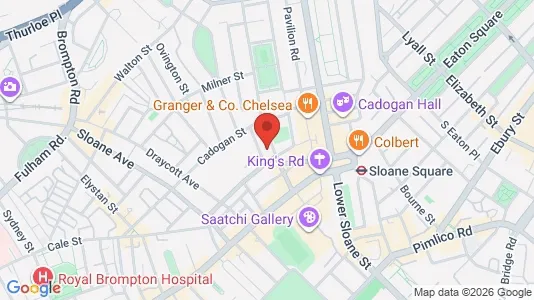 Apartments for rent i London SW3 - kort over placeringen