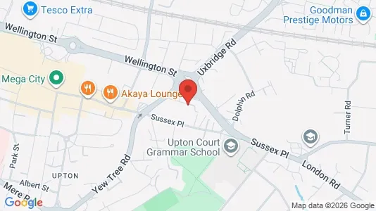 Apartments for rent i Slough - Berkshire - kort over placeringen