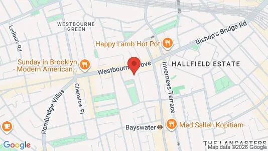 Apartments for rent i London W2 - kort over placeringen