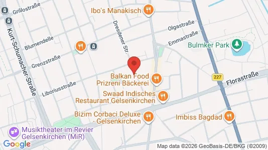 Apartments for rent i Gelsenkirchen - kort over placeringen