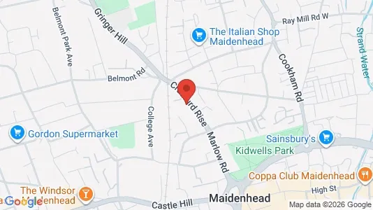 Apartments for rent i Maidenhead - Berkshire - kort over placeringen