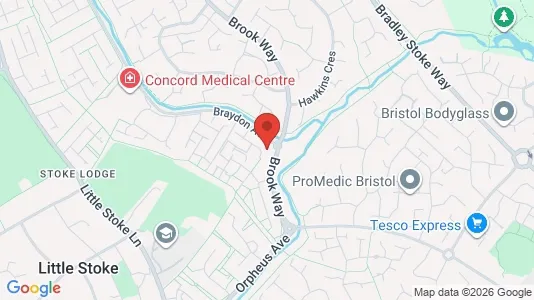 Apartments for rent i Bristol - Avon - kort over placeringen