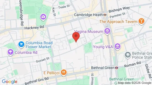Apartments for rent i London E2 - kort over placeringen