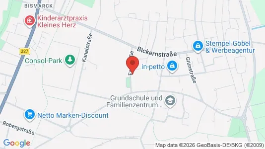 Apartments for rent i Gelsenkirchen - kort over placeringen