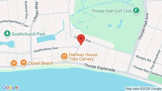 Apartments for rent i Southend-on-Sea - Essex - kort over placeringen