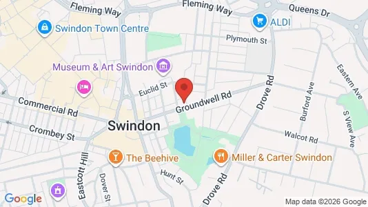 Apartments for rent i Swindon - Wiltshire - kort over placeringen