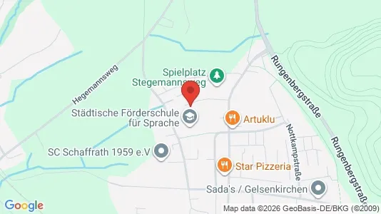 Apartments for rent i Gelsenkirchen - kort over placeringen