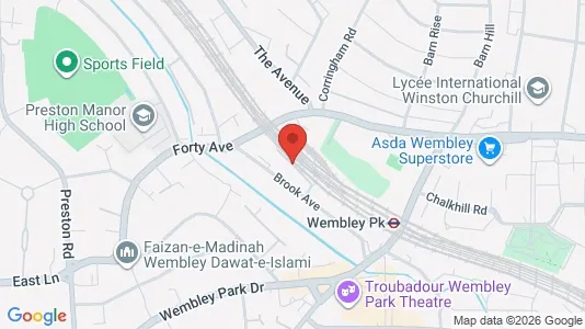 Apartments for rent i Wembley - Middlesex - kort over placeringen