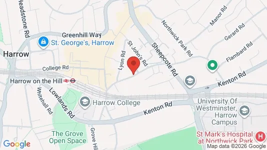 Apartments for rent i Harrow - Middlesex - kort over placeringen
