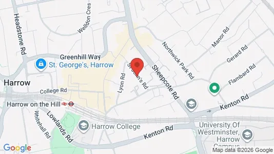 Apartments for rent i Harrow - Middlesex - kort over placeringen