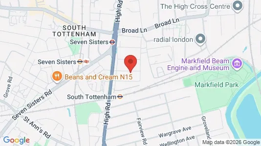 Apartments for rent i London N15 - kort over placeringen