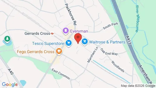 Apartments for rent i Gerrards Cross - Buckinghamshire - kort over placeringen
