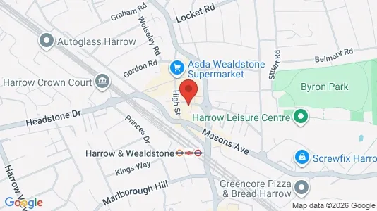 Apartments for rent i Harrow - Middlesex - kort over placeringen