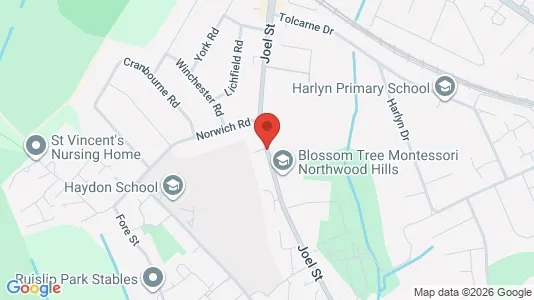Apartments for rent i Pinner - Middlesex - kort over placeringen