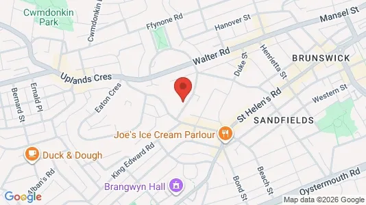 Apartments for rent i Swansea - West Glamorgan - kort over placeringen