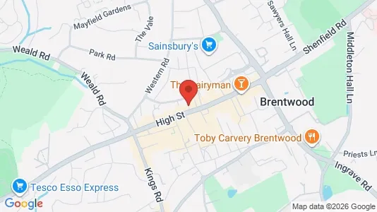Apartments for rent i Brentwood - Essex - kort over placeringen