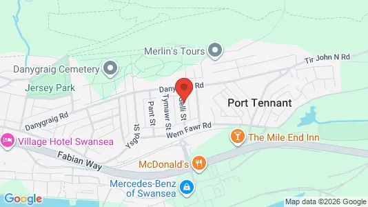 Apartments for rent i Swansea - West Glamorgan - kort over placeringen