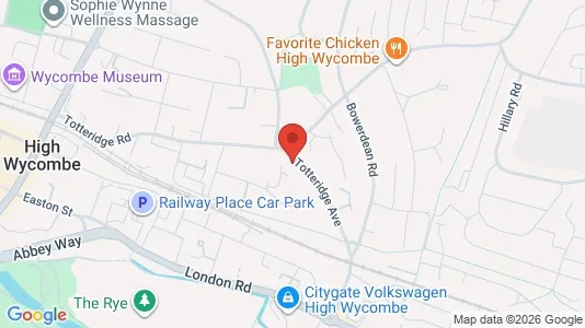 Apartments for rent i High Wycombe - Buckinghamshire - kort over placeringen