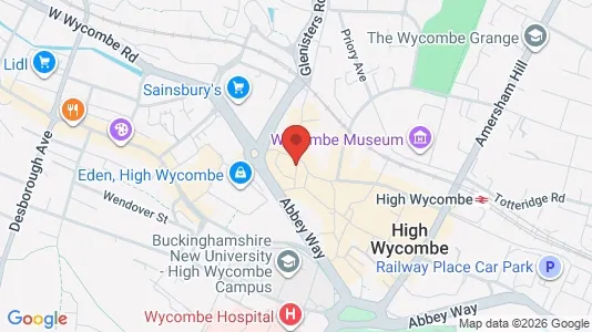 Apartments for rent i High Wycombe - Buckinghamshire - kort over placeringen