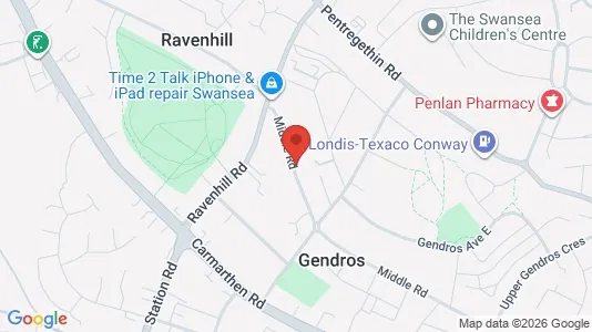 Apartments for rent i Swansea - West Glamorgan - kort over placeringen