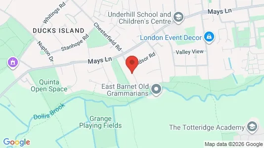 Apartments for rent i Barnet - Hertfordshire - kort over placeringen