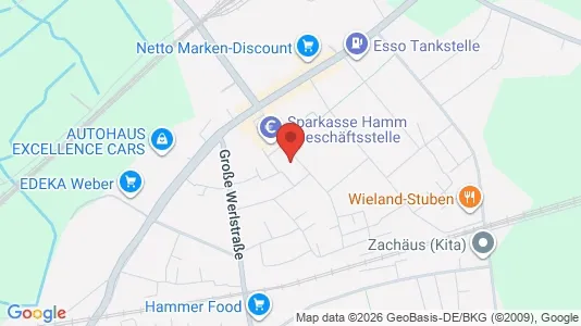 Apartments for rent i Hamm - kort over placeringen