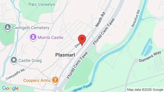 Apartments for rent i Swansea - West Glamorgan - kort over placeringen