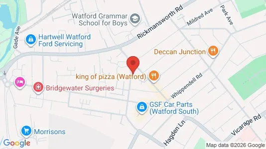 Apartments for rent i Watford - Hertfordshire - kort over placeringen