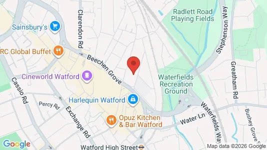 Apartments for rent i Watford - Hertfordshire - kort over placeringen