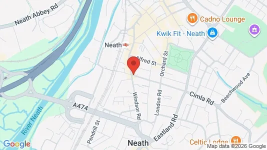 Apartments for rent i Neath - West Glamorgan - kort over placeringen