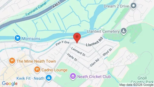 Apartments for rent i Neath - West Glamorgan - kort over placeringen