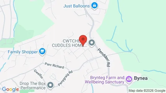 Apartments for rent i Llanelli - Dyfed - kort over placeringen
