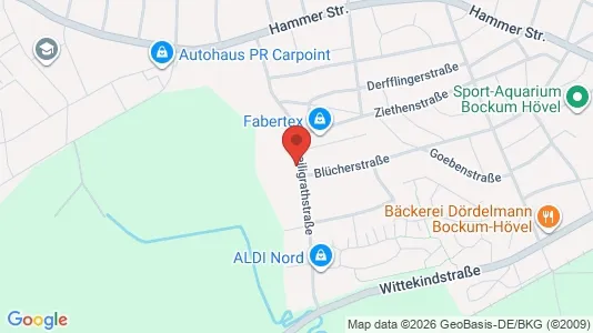 Apartments for rent i Hamm - kort over placeringen